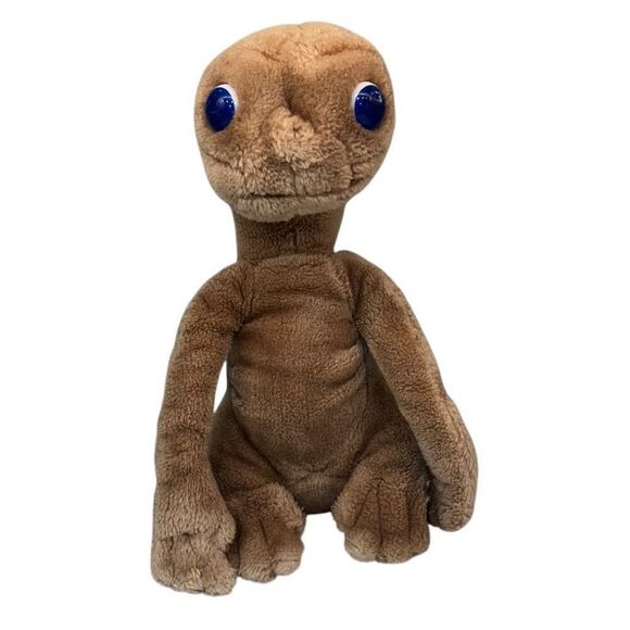 Vintage Showtime Kamar ET Plush Toy Kids 12" Brown 1982 Stuffed Alien VG Cond. - Picture 8 of 10